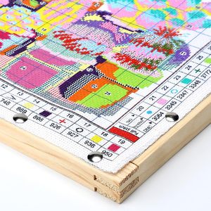 Set di 6 telai per ricamo, 6 misure, telai in legno per ricamo <span class=keywords><strong>a</strong></span> <span class=keywords><strong>punto</strong></span> <span class=keywords><strong>croce</strong></span>, set di telai per ricamo - Product Image 2