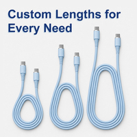 Cable Magnético de Silicona Tipo-C de 16 Pines, 100W, Carga Rápida, USB C a C, Cable Trenzado Multifunción con PD para Apple