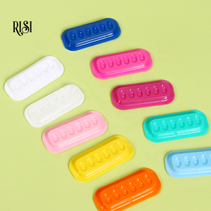 RISI monouso in plastica per Extension per ciglia Pallet vassoio porta colla per ciglia autoadesiva per colla per ciglia tazza - Product Image 3