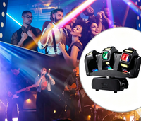 Projecteur de scène 3 têtes à laser 300 RGBW avec effet stroboscopique DMX512 et activation sonore pour KTV, discothèque et soirée