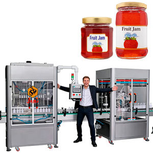 Ligne d'emballage automatique de <span class=keywords><strong>confiture</strong></span> de fruits pour machine de remplissage de pots de <span class=keywords><strong>confiture</strong></span> de fraises et de myrtilles, machine de remplissage de bouteilles de <span class=keywords><strong>confiture</strong></span> de prunes et de pommes - Product Image 1