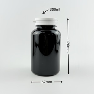 <b>White</b> Plastic Bottle 200Cc <b>Screw</b> Cap Cylinder Shape Pharmaceutical Packaging For Medicine Storage - Product Image 3