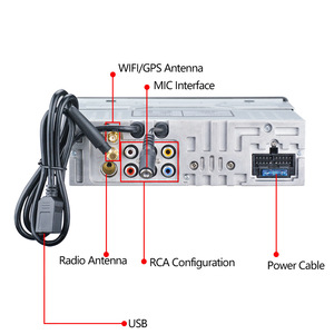 1 Din <strong>Car</strong> Radio Para Carro Autoradio 7'' Automatic Retractable Screen Mp5 Gps Wifi Bt Usb Fm - Product Image 3