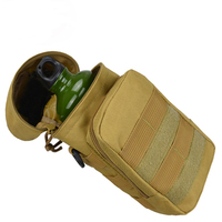 Sacs de ceinture tactiques Molle personnalisés pour bouteilles d'eau, pochettes de camouflage pour vélo et camping, vente en gros