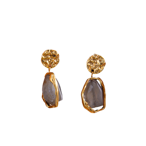 Pendientes Geométricos Irregulares <span class=keywords><strong>Mirad</strong></span> 2025 para Mujer con Diseño Retro y Pendientes Modernos - Product Image 5