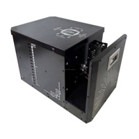 Machine à feu à grande flamme en alliage de titane 320W 6 canaux DMX512, portée 8-10m, rotation à 180 degrés, pour spectacles de feu extérieurs et scènes