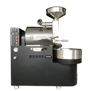 Beste Kwaliteit Industriële Koffiebonenbrander 5Kg 10Kg 12Kg 15Kg Commerciële Koffiebonen Roostermachine Gas