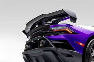 สปอยเลอร์หลังคาร์บอนไฟเบอร์ Zndr สำหรับ Lamborghini Aventador LP700 สไตล์ SVJ แบบขัดเงาเดี่ยว น้ำหนักเบา ประสิทธิภาพสูง - Product Image 3