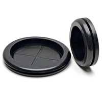 Bouchons en caoutchouc ronds à un seul côté, utilisés par Bunnings pour la protection des câbles en spirale, protection des câbles en spirale