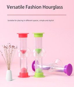 นาฬิกาทรายพลาสติก 1 2 3 5 10 นาที พร้อมจุกดูด สำหรับเด็ก - Product Image 6