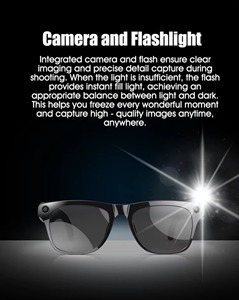 XK Pro3 Ai Smart <b>Glasses</b> with Chat GPT Meta <b>Camera</b> Real-time Transmission and Assistant Chatgpt Ai Sun <b>Glasses</b> - Product Image 3