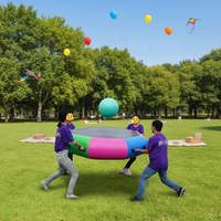 Équipement de jeu en plein air, jeux gonflables en PVC pour la plage, tambour de tonnerre, les étoiles entourent la lune, team building