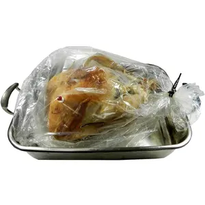 3 Meter Long Oven Roasting Sleeve, Plastic Baking Sleeve With Clips