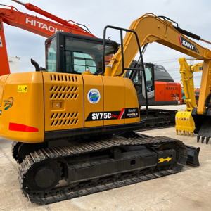 รถขุดมือสอง SANY SY75C ราคาถูก ประสิทธิภาพเยี่ยม รถขุดมือสอง SANY ขาย - Product Image 1