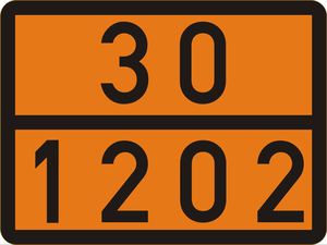 <span class=keywords><strong>Plaque</strong></span> d'avertissement <span class=keywords><strong>ADR</strong></span> gaufrée Italie 301202 – Panneau de signalisation de danger pour camions lourds et remorques – Panneau réglementaire <span class=keywords><strong>ADR</strong></span> – Signalisation d'avertissement pour véhicules - Product Image 5
