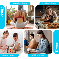 Timer Dial OEM Yunbaoit, Alat Manajemen Waktu Anak yang Senyap, Timer Dapur 60 Menit, Timer Visual Anak, Jam Timer untuk Sekolah dan Ruang Kelas