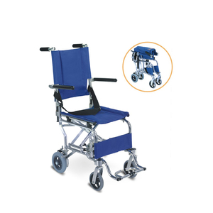 Ultra-Léger <span class=keywords><strong>en</strong></span> aluminium Pliant Handicapé Fauteuil Roulant Manuel pour <span class=keywords><strong>Voyage</strong></span> D'<span class=keywords><strong>avions</strong></span> - Product Image 3