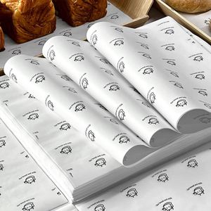 Custom Food Grade Oil-Proof Bakery Food <b>Wrapping</b> <b>Paper</b> Wax <b>Paper</b> Eye-Catching Design <b>Burger</b> Disposable Packaging <b>Paper</b> Takeaway - Product Image 1