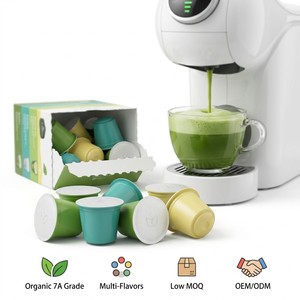 Capsules de Matcha Vert Vibrant Compatibles avec les Machines Keurig K-cup – Mélange Multi-Saveurs, Personnalisation à la Demande, Vente en Gros - Product Image 1