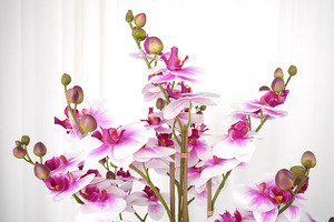 Proveedor de Arte Oh Arts, Orquídea Artificial al por Mayor en Maceta de Resina para Decoración de Restaurantes - Product Image 3