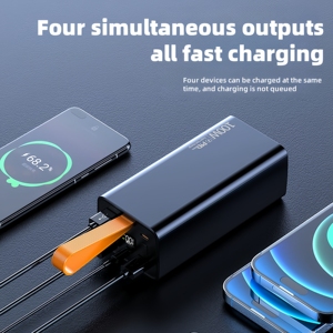 แบตเตอรี่สำรองพลังงานสูง 65W 50000mah ชาร์จเร็วพิเศษ สำหรับโทรศัพท์มือถือ แล็ปท็อป แบตเตอรี่ลิเธียมโพลิเมอร์ ช่องเสียบ Type-C - Product Image 3