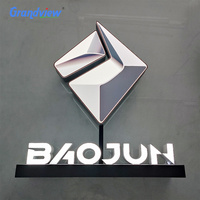 Acrílico 3D marca de coche Led nombre logotipo signos