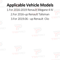 TMPRO - Piezas de Tuning Exterior para Automóvil de 12 V para Renault Megane 4 IV Talisman Clio, Espejo Retrovisor LED, Intermitente, Lámpara Indicadora