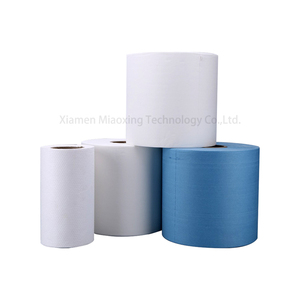 Salviette a secco pesanti Jumbo Roll 45% pp 55% pasta di legno panno resistente usa e getta salviette di carta assorbente industriale - Product Image 5