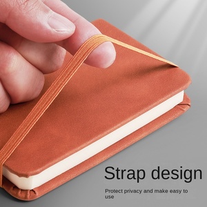 מחברת מיני מעור Zhongjian ZJ-32-258 A7, פנקס נייד לתלמידי מכללה, 100 דפים, כריכה בדבק וסיכות - Product Image 3