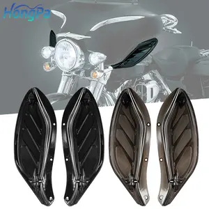 Motocicleta carenado lado alas de deflectores para Harley Touring Electra Glide de la calle deslizamiento Tri Glide Ultra Classic 1996-2013