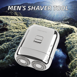 Mens USB Rechargeable Twin Blade Shaver With IPX6 Waterproof <b>Beard</b> Trimmer and Facial <b>Care</b> up to 45 Minutes Runtime Mens Electri - Product Image 2