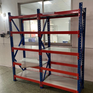 مستودع رخيص عالي الجودة بسعر الجملة رف قابل للتعديل رفوف طويلة المدى 500 كجم لكل طبقة - Product Image 1