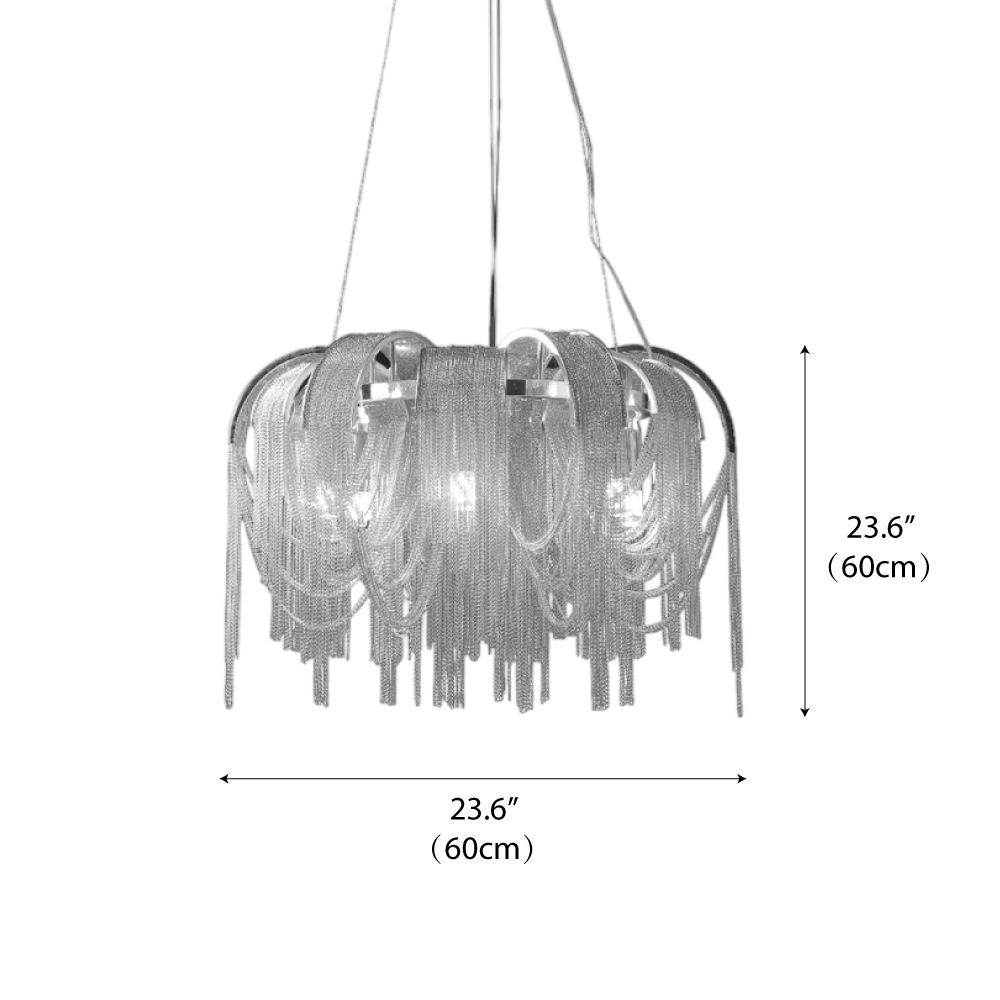 โครเมียม เส้นผ่านศูนย์กลาง 60ซม. x สูง 60ซม