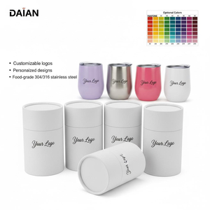 Vaso de Vino de Acero Inoxidable Ecológico con Aislamiento al Vacío de Doble Pared, 16oz 12oz, para Café y Vino - Product Image 1