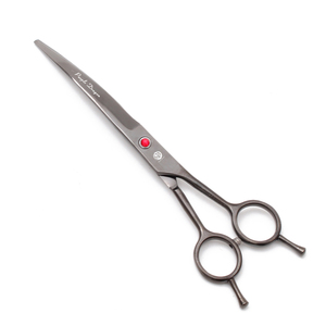 Cho con rồng màu tím 8 \ "Nhật bản thép không gỉ Dog grooming cong xuống kéo z3005 với <span class=keywords><strong>Sharp</strong></span> tip cho pet cắt tóc - Product Image 2