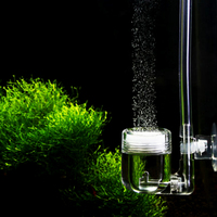 Diffuseur de CO2 4-en-1 en plastique PC pour aquarium, atomiseur écologique pour plantes aquatiques avec ventouses, vente en gros