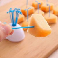 K686 Schattige Beluga Witte Walvis Keukenaccessoires Kookgerei Fruit Groente Gereedschap Gadgets Voor Feest Huisdecoratie Hal Fruitvork Set