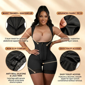 Faja Colombiana Postquirúrgica de Compresión al por Mayor, Moldeadora de Cuerpo Tipo Reloj de Arena para Mujer - Product Image 3