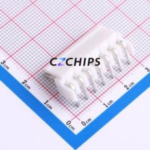 S7P-VH(LF)(SN) Wire-to-Board Pin Header Bent Lead Through Hole,P=3.96mm Connector 1x7P 3.96mm Right Angle Insert VH - Product Image 2