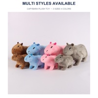 Peluche Capybara réaliste et moelleuse personnalisée, jouet en coton PP doux, mignon et kawaii, coussin à câliner, cadeau d'anniversaire, décoration de chambre