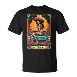 T-shirt La Chicana pour femmes hispaniques mexicaines, t-shirt graphique pour femmes hispaniques - Product Image 1