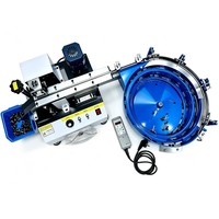 Nouvelle Arrivée Machine d'Assemblage Automatique pour Vis et Boutons en Plastique, 6 Stations, Alimentateur Vibratoire Automatique pour Vis