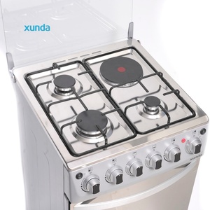 Cuisinière <span class=keywords><strong>électrique</strong></span> autonome Xunda 50*50cm avec <span class=keywords><strong>1</strong></span> <span class=keywords><strong>plaque</strong></span> chauffante et <span class=keywords><strong>3</strong></span> brûleurs à <span class=keywords><strong>gaz</strong></span>, four <span class=keywords><strong>électrique</strong></span> pour la <span class=keywords><strong>cuisson</strong></span> - Product Image 5