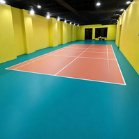 Dalles de sol sportives en PVC emboîtables RunSure, épaisseur 3-8 mm, écologiques, pour terrains de badminton, sols de gymnase intérieurs, absorption des chocs