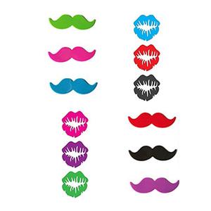 Juego de 12 Marcadores de Copas de Vino de Silicona Multicolor con Diseño de Labios y Barba, Personalizables con Marca y Tamaño, Regalos Novedosos de Alta Calidad, Elegantes para Bebidas - Product Image 3