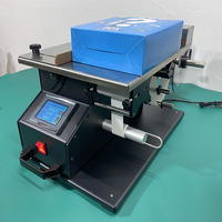 FTR-118A de machine d'étiquetage auto-adhésive transparente semi-automatique à angle droit