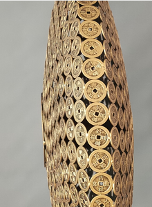 Escultura de Hierro de Fengshui <span class=keywords><strong>Pico</strong></span> Art Cielo y Tierra, Moneda Coleccionable Soldada - Product Image 4