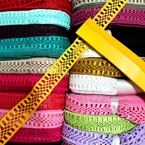 กระเป๋าลูกไม้แฟชั่นลายดอกไม้ทำมือ ดีไซน์สีสันตามสั่ง ผ้าฝ้ายคุณภาพพรีเมียม เป็นมิตรต่อสิ่งแวดล้อม ขายส่ง - Product Image 6