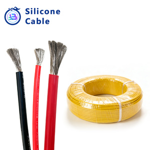 Cables Eléctricos de Alta Temperatura 1awg 2 4 6 8 10 12 14 16 18 20 22 24 26 28awg, Cable de Silicona con Certificación - Product Image 1