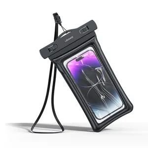 USAMS YD011 2023 सबसे अच्छा बिक्री के लिए निविड़ अंधकार फोन के मामले में स्पष्ट निविड़ अंधकार बैग पाउच मोबाइल फोन